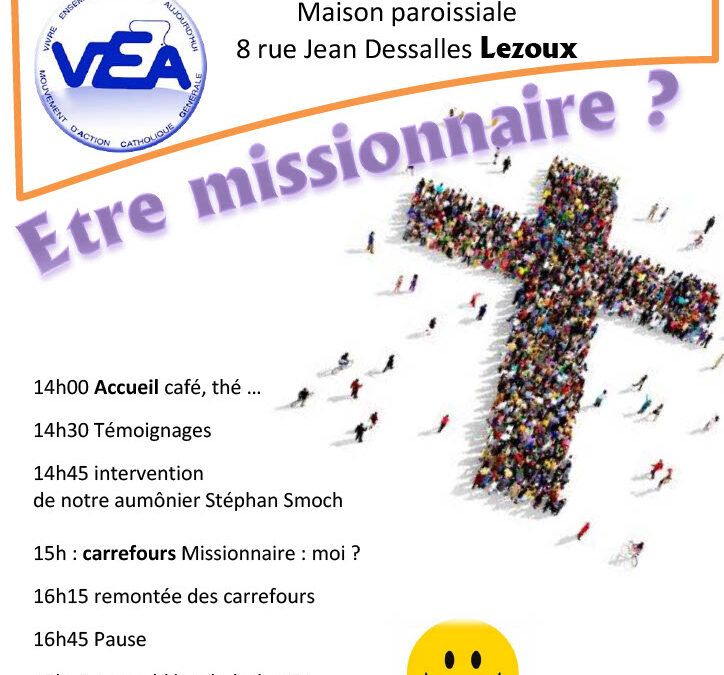 Diocèse de Clermont-Ferrand _ Assemblée générale VEA 12 mars 2023